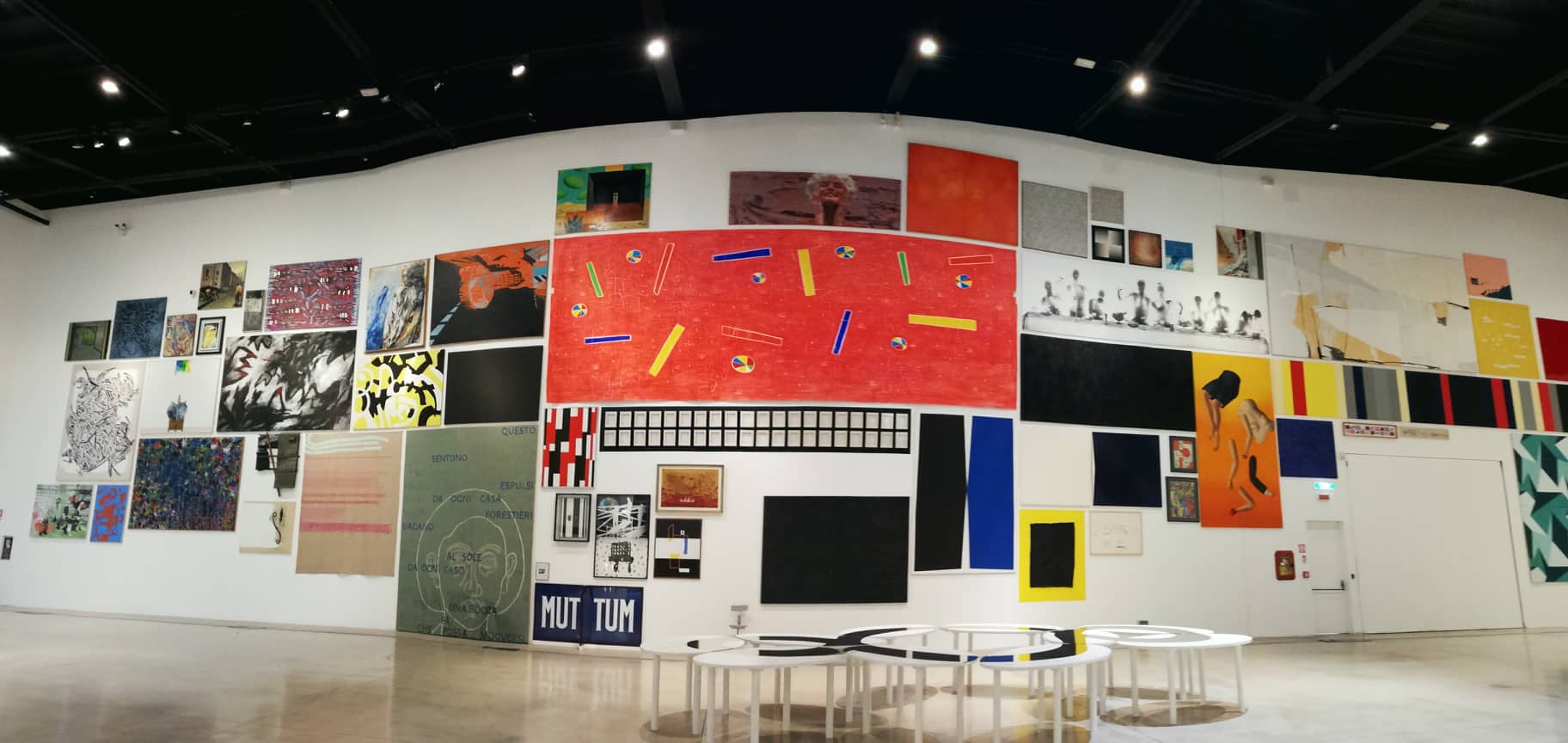 Macro Asilo 2018, la parete dedicata alla collezione