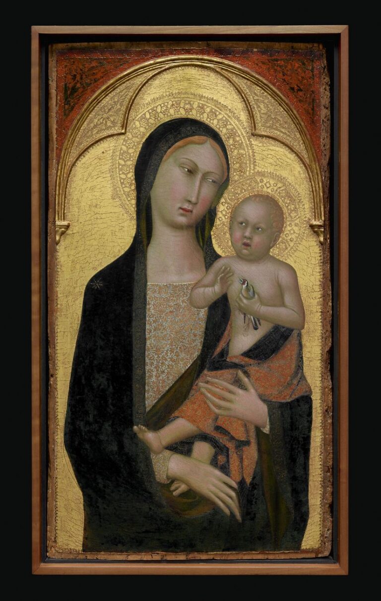 Maestro senese della Madonna Straus, Madonna con il Bambino © The Museum of Fine Arts, Houston, The Edith A. and Percy S. Straus Collection