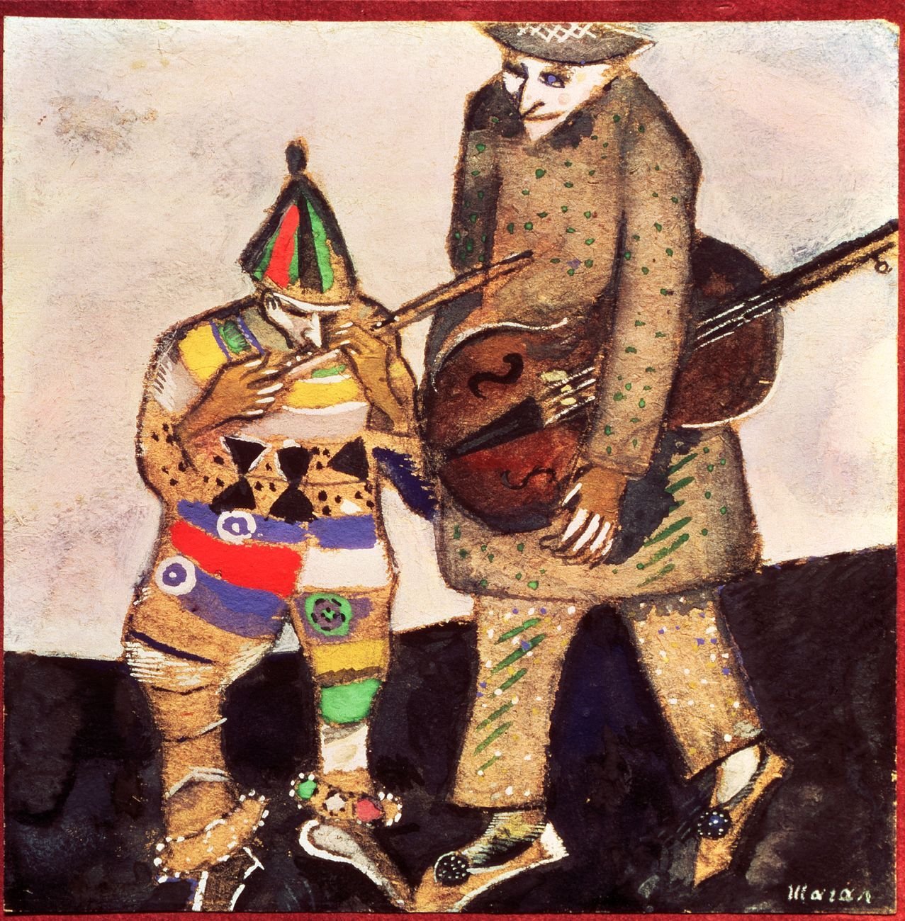 Marc Chagall, I musicanti, 1911 ca. Galleria Statale Tret’jakov di Mosca © The State Tretyakov Gallery, Moscow, Russia © Chagall ®, by SIAE 2018