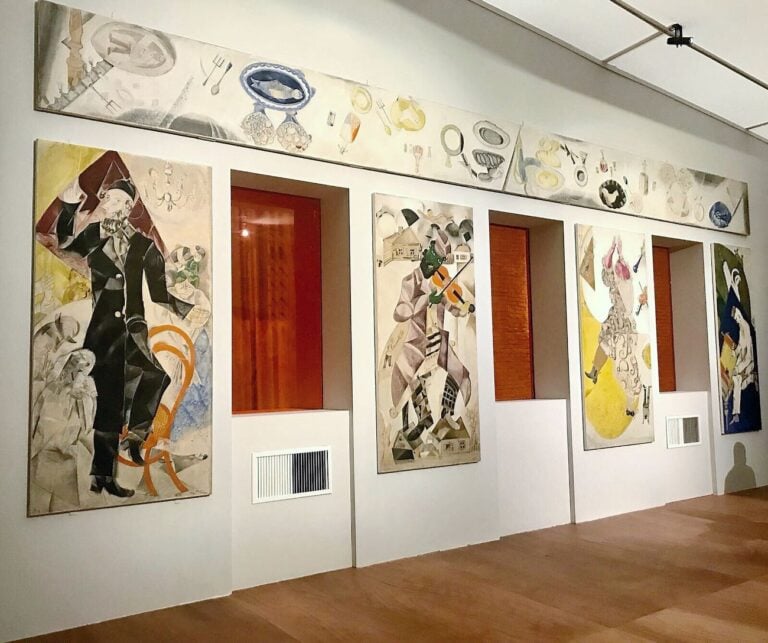 Marc Chagall. Come nella pittura, così nella poesia. Exhibition view at Palazzo della Ragione, Mantova 2018