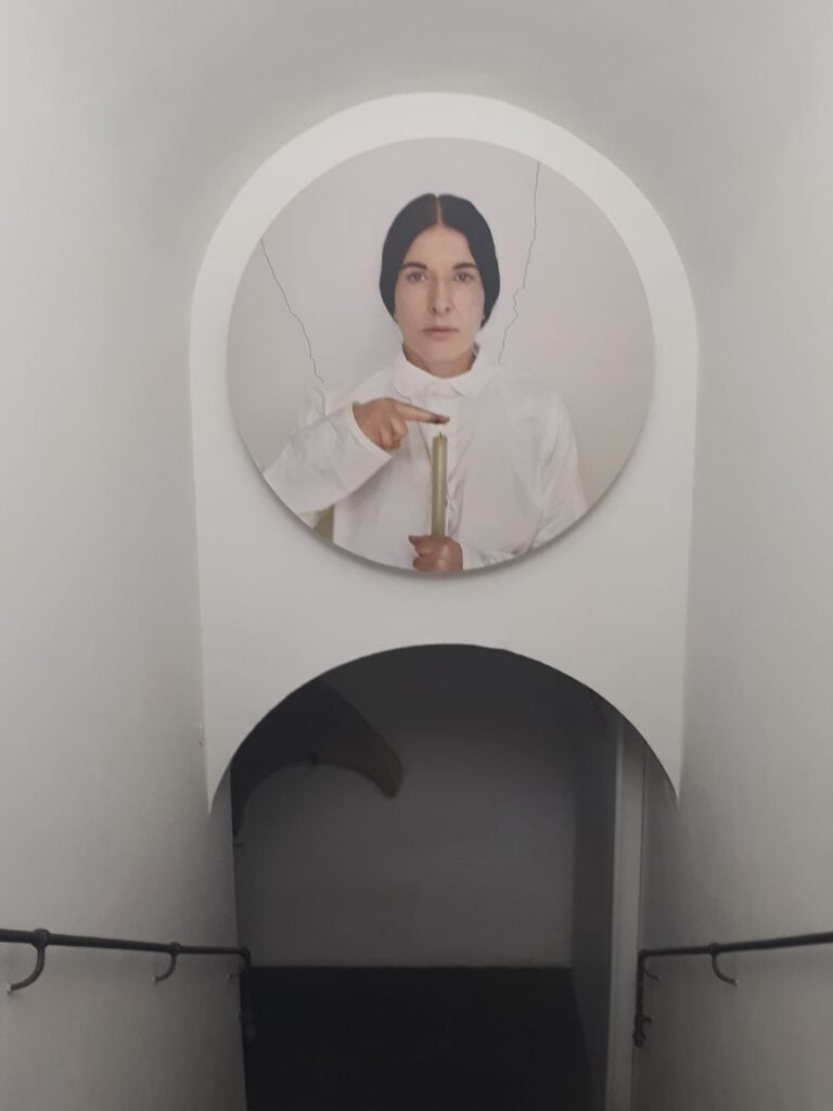 Marina Abramović. The Cleaner. Firenze 2018. Ingresso della Strozzina