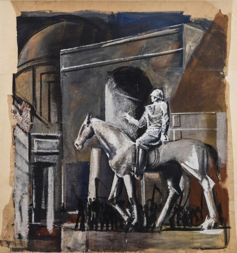 Mario Sironi, Condottiero a cavallo, 1934-35. Archivio Mario Sironi di Romana Sironi