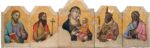 Meo da Siena, Pentittico. Madonna con il Bambino e Santi, secondo quarto del XIV sec. Perugia, Chiesa di San Domenico