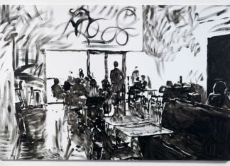 Merlin Carpenter, Tate Café 7, 2011. Courtesy Simon Lee Gallery, Londra Hong Kong