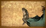 Nagasawa Rosetsu, Scimmia su una roccia, 1792-94 ca. Collezione privata, Giappone