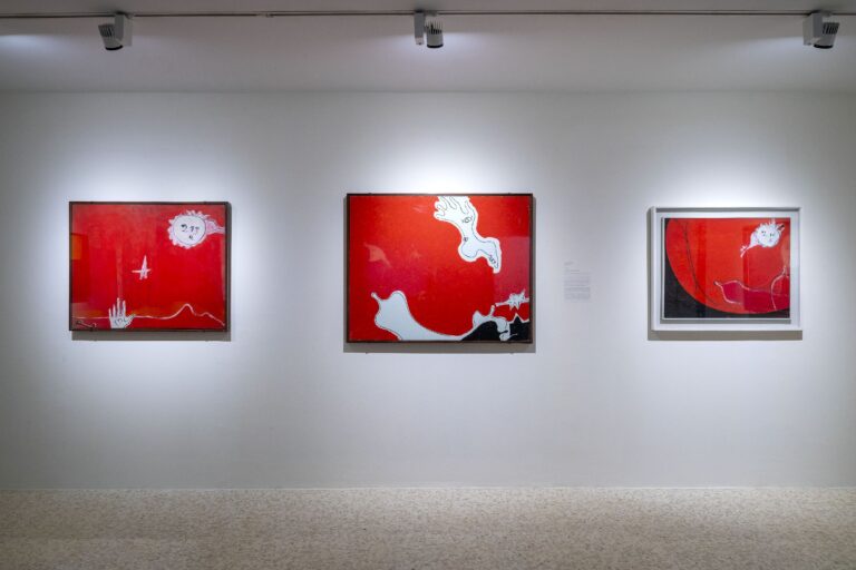 Osvaldo Licini. Che un vento di follia totale mi sollevi, exhibition view at Collezione Peggy Guggenheim, Venezia 2018, photo Matteo de Fina