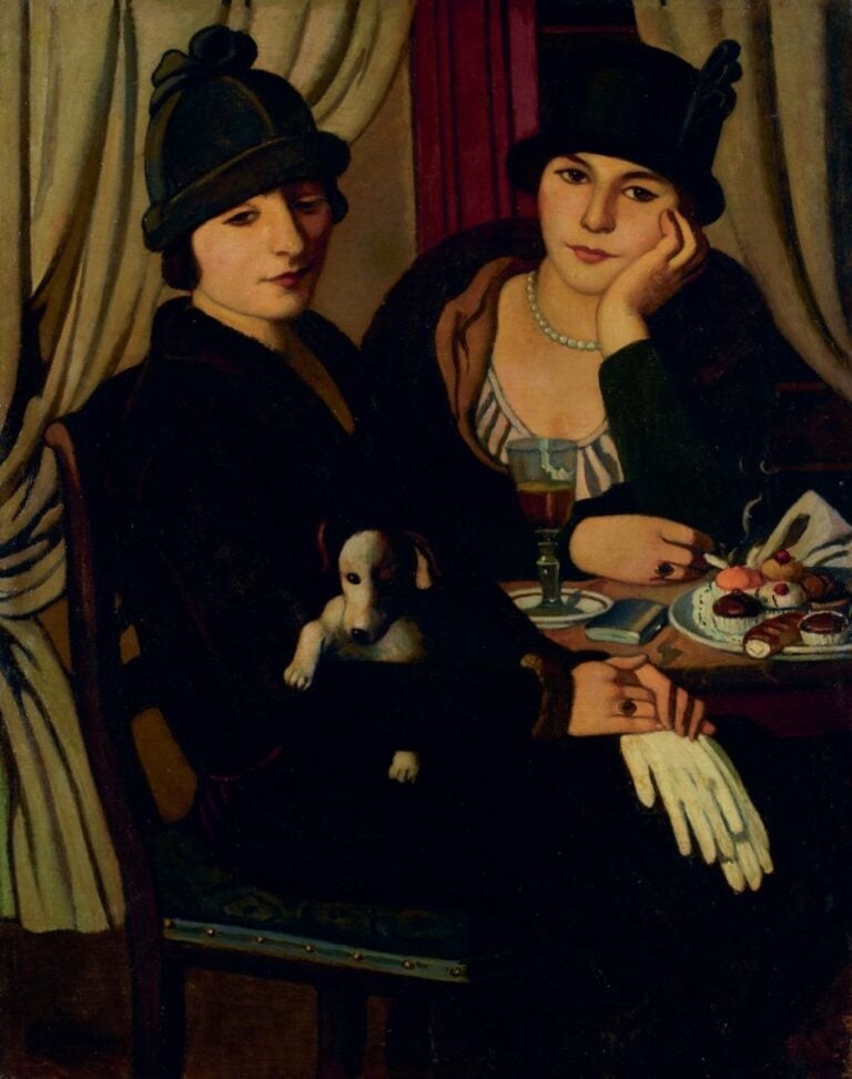 Piero Marussig, Donne al caffè, 1924. Museo del Novecento, Milano