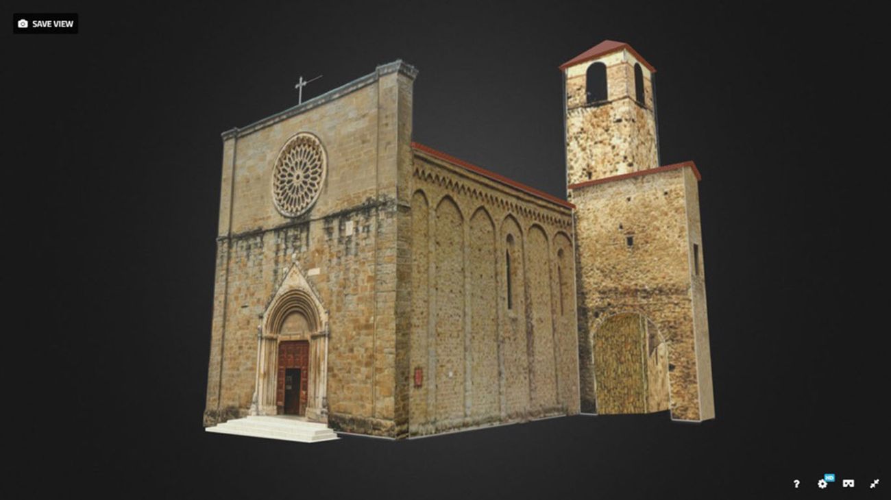 Ricostruzione Chiesa Sant’Agostino ad Amatrice. Courtesy NUME