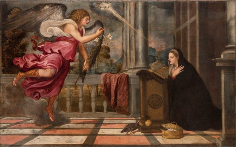 Tiziano Vecellio, Annunciazione, 1539 ca. Venezia, Scuola Grande Arciconfraternita di San Rocco