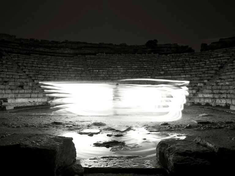 Ugo Ricciardi, Theatre of Segesta#1, Sicilia, 2017. Courtesy Burning Giraffe Art Gallery, Torino