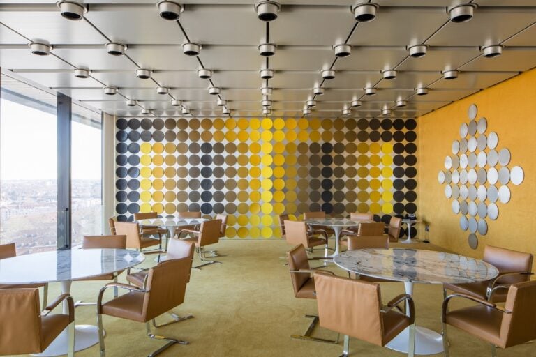 Victor Vasarely and Yvaral, Dining Room, 1972, Spatial installation, Art Collection Deutsche Bundesbank, Frankfurt am Main © VG Bild Kunst, Bonn 2018 Photo Wolfgang Guenzel