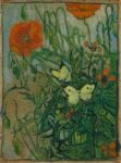 Vincent van Gogh Butterflies and Poppies 1889 Van Gogh Museum Amsterdam Vincent van Gogh Foundation 889x1200 Da Monet a Klimt tutti pazzi per il Giappone. A Vienna una mostra sul fascino per l’esotico