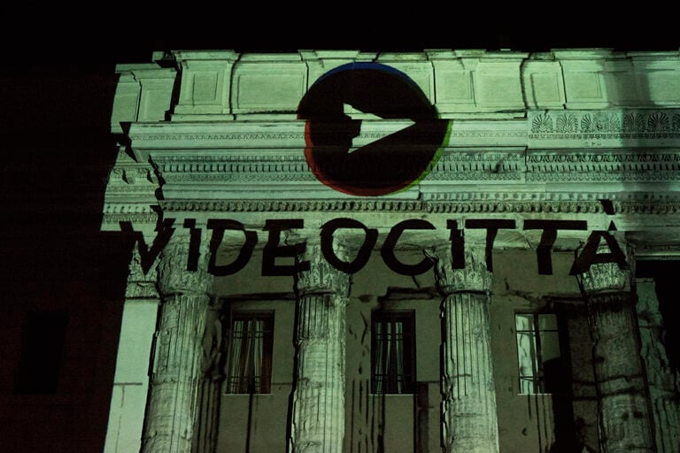 Piazza di Pietra, videomapping di Soldi Light Festival. Ph. Lucilla Ioiotile