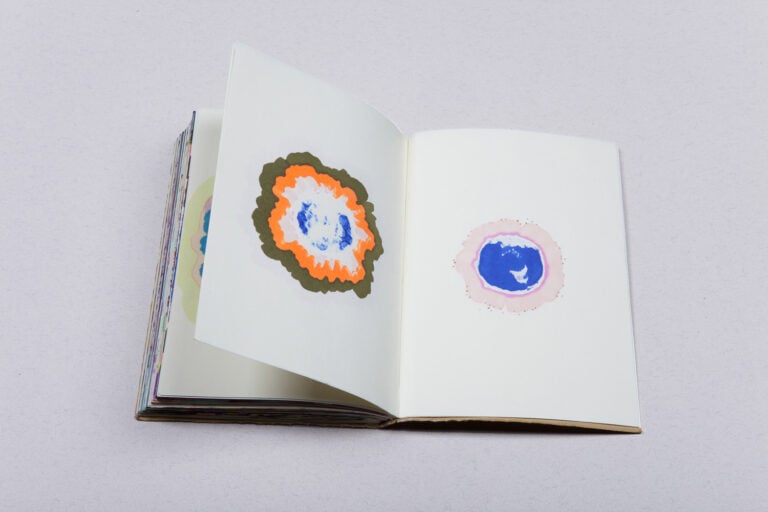 Caterina Morigi, Geode, Venezia, 2015, Detail, Mixed technique, Notebook with leather cover. 1 piece, 288 pages, 248 x 105 mm