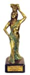 Egidio Ambrosetti, Premio Barocco, bronzo patinato, legno, 30,2×12,8×12,2 cm, 29 Giugno 2001, Casa Melato ai Coronari, Roma. ©Matteo Smolizza