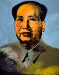 Andy Warhol (1928–1987),Mao, 1972. Acrylic, silkscreen ink, and graphite on linen, 4.48 x 3.47 m. The Art Institute of Chicago; Mr. and Mrs. Frank G. Logan Purchase Prize and Wilson L. Mead funds, 1974.230 © The Andy Warhol Foundation for the Visual Arts, Inc. / Artists Rights Society (ARS) New York