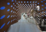 Stazione Duomo, Discenderia alto basso, LIGHTING BLUE, Napoli © Studio Fuksas