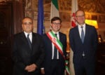 Da sinistra: il Ministro per i Beni Culturali Alberto Bonisoli, il sindaco di Firenze Dario Nardella, il Commissario Europeo per la Cultura, Istruzione Gioventù e Sport Tibor Navracsics.Foto: Ufficio Stampa Comune di Firenze