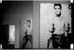 Andy Warhol (1928–1987), Elvis at Ferus, 1963. 16mm, b&w, silent; 4.0 min. @ 16 fps, 3.5 min. @ 18 fps © 2018 The Andy Warhol Museum, Pittsburgh, PA, a museum of Carnegie Institute. All rights reserved