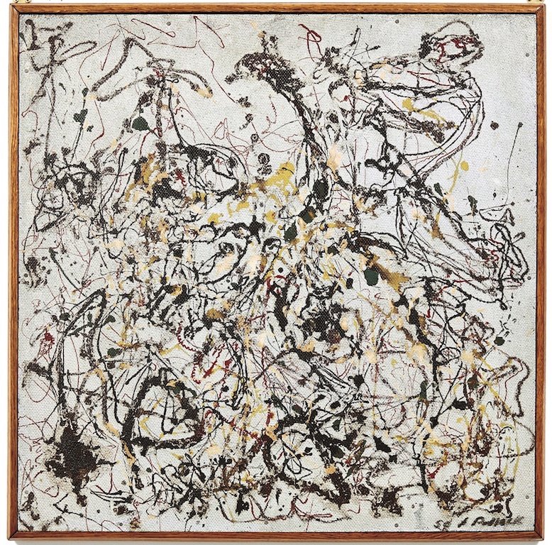 Jackson Pollock, Number 16 (1950). Image Courtesy Phillips