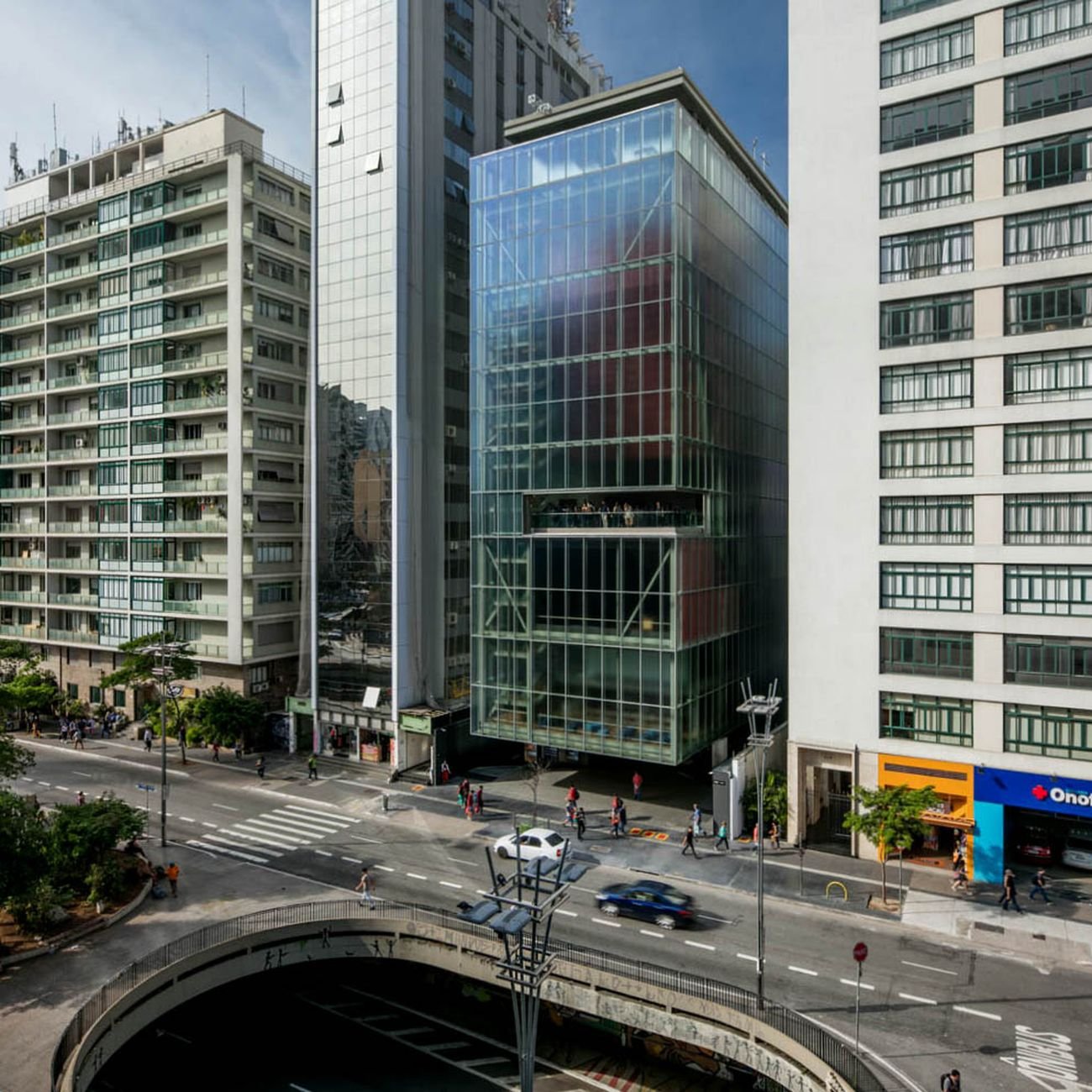 Andrade Morettin Arquitetos, IMS Paulistano São Paulo, Brasile. Photo Nelson Kon