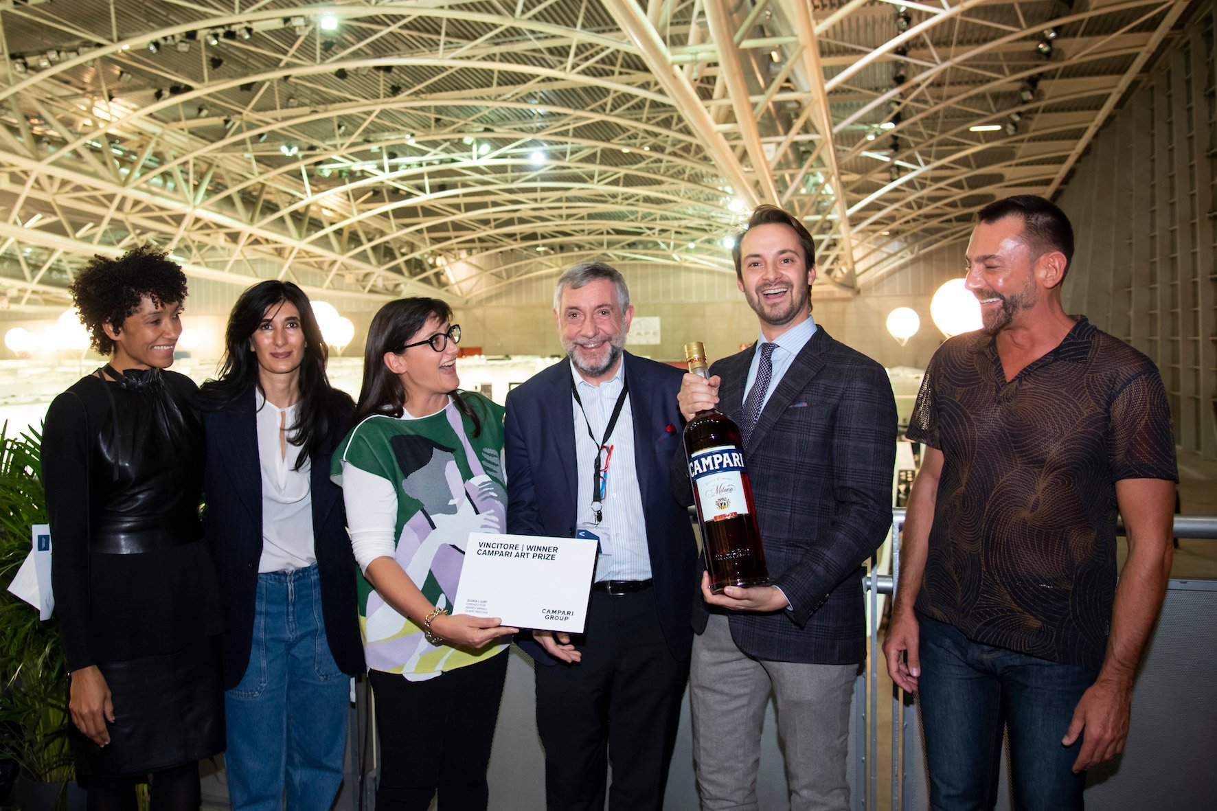 Claire Tancons, Abaseh Mirvali, Ilaria Bonacossa, Paolo Cavallo, Matteo Consonni, Lorenzo Fusi | Photo: Perottino – Piva – Bottallo / Artissima 2018