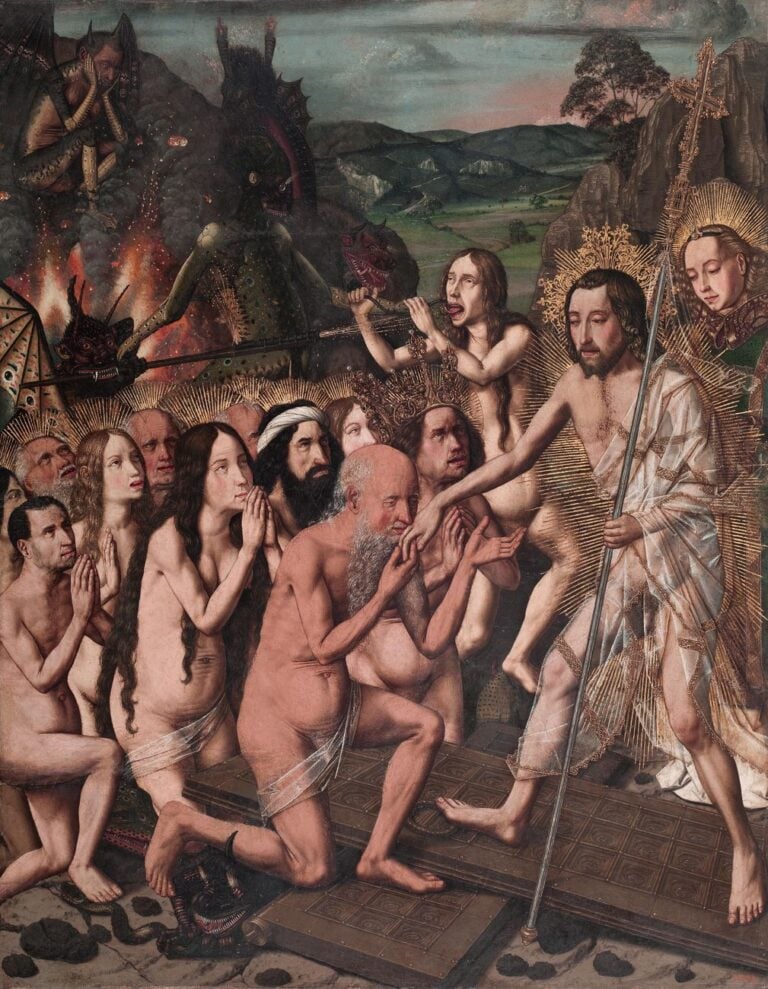 Bartolomé Bermejo, Discesa di Cristo al Limbo, 1470-75. Barcelona, Museu Nacional d’Art de Catalunya