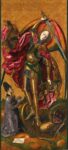 Bartolomé Bermejo, San Miguel triunfante sobre el demonio con Antoni Joan, 1468. Londra, The National Gallery