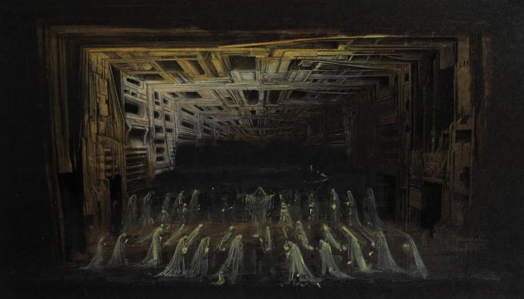 Camille Saint Saëns, Samson et Dalila, regia Jean Louis Grinda. Scenografia di Agostino Arrivabene. Opéra di Montecarlo, 2018