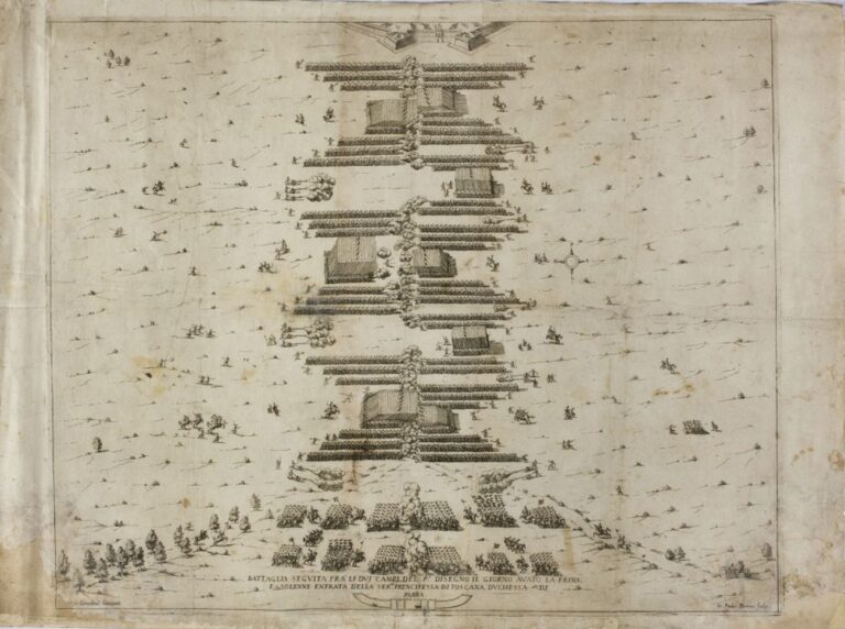 Combattimento in onore di Margherita de Medici, 1628. Courtesy Fondazione Cariparma