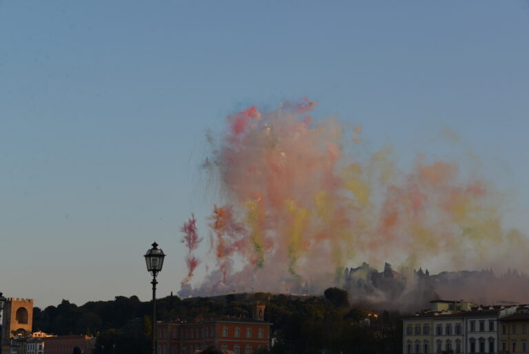 I fuochi di artificio di Cai Guo-Qiang a Firenze, photo Valentina Grandini