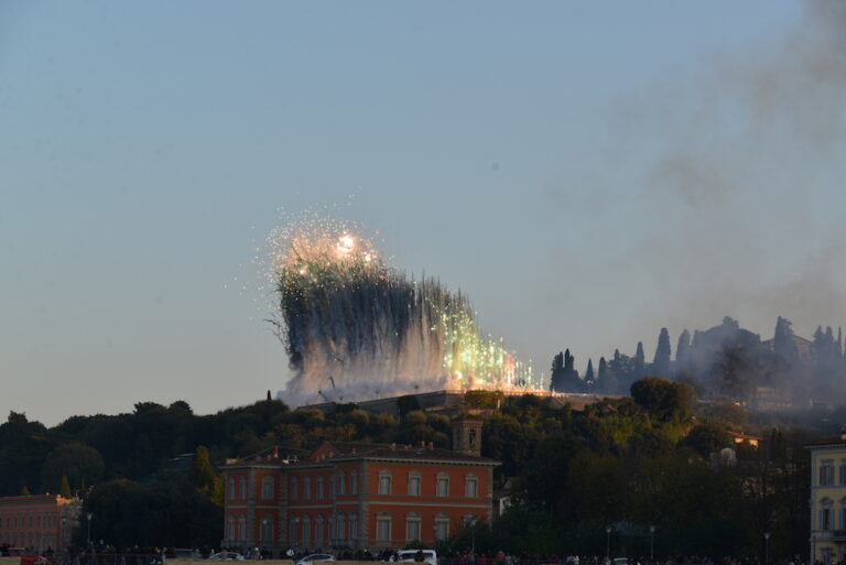 I fuochi di artificio di Cai Guo-Qiang a Firenze, photo Valentina Grandini