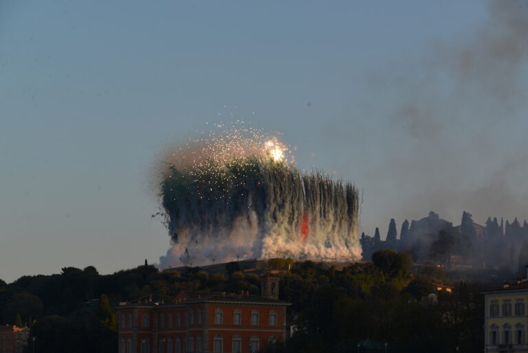 I fuochi di artificio di Cai Guo-Qiang a Firenze, photo Valentina Grandini