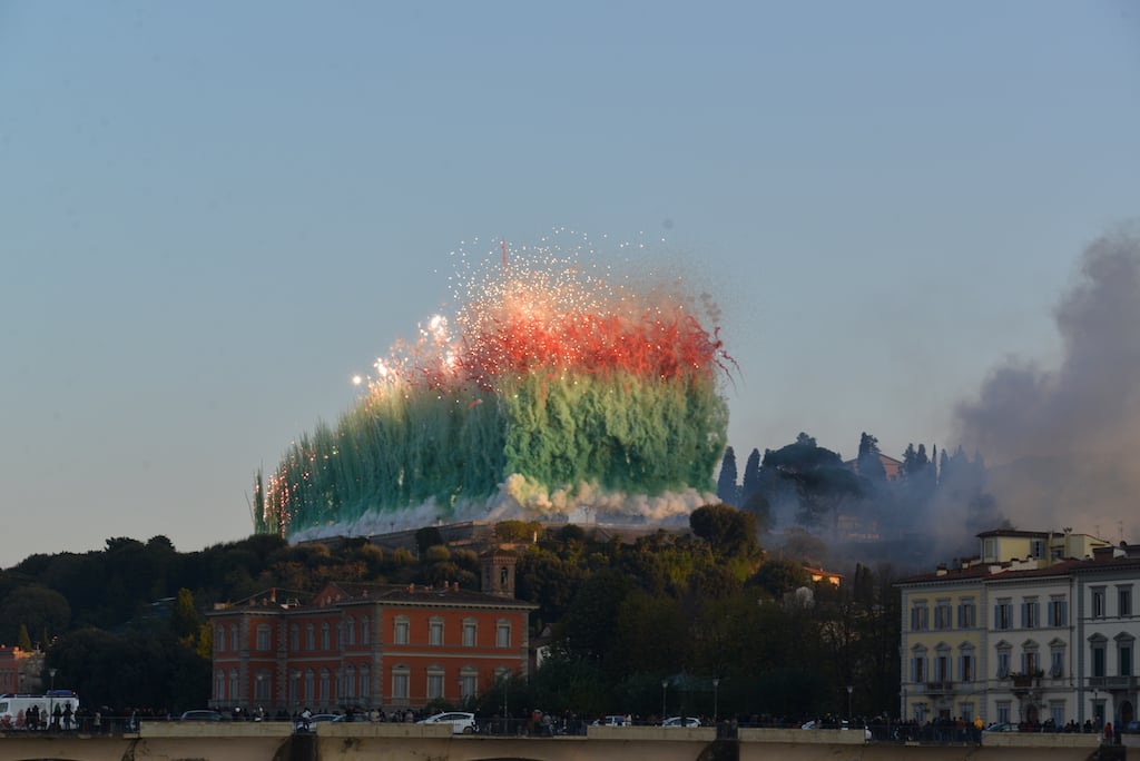 I fuochi di artificio di Cai Guo-Qiang a Firenze, photo Valentina Grandini