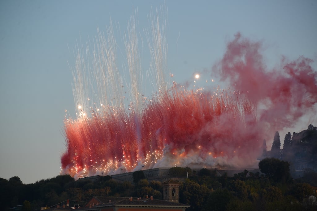 I fuochi di artificio di Cai Guo-Qiang a Firenze, photo Valentina Grandini