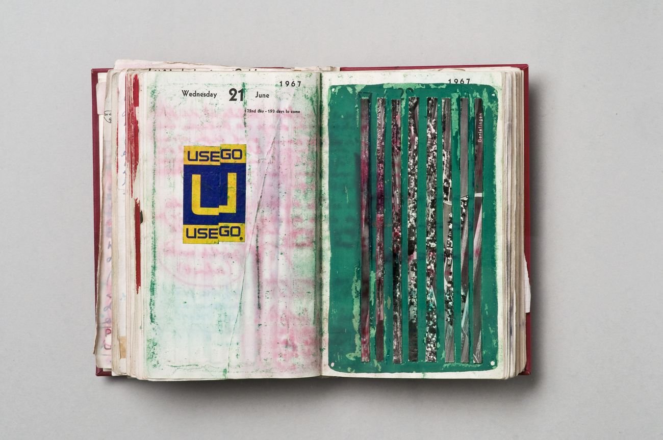 Dieter Roth, Diary, 1967. Photo Michael Pfisterer © Dieter Roth Estate. Courtesy Hauser & Wirth