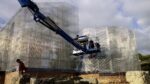 Edoardo Tresoldi, Basilica di Siponto, work in progress. Photo © Roberto Conte