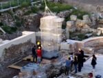 Edoardo Tresoldi, Basilica di Siponto, work in progress. Photo © Roberto Conte
