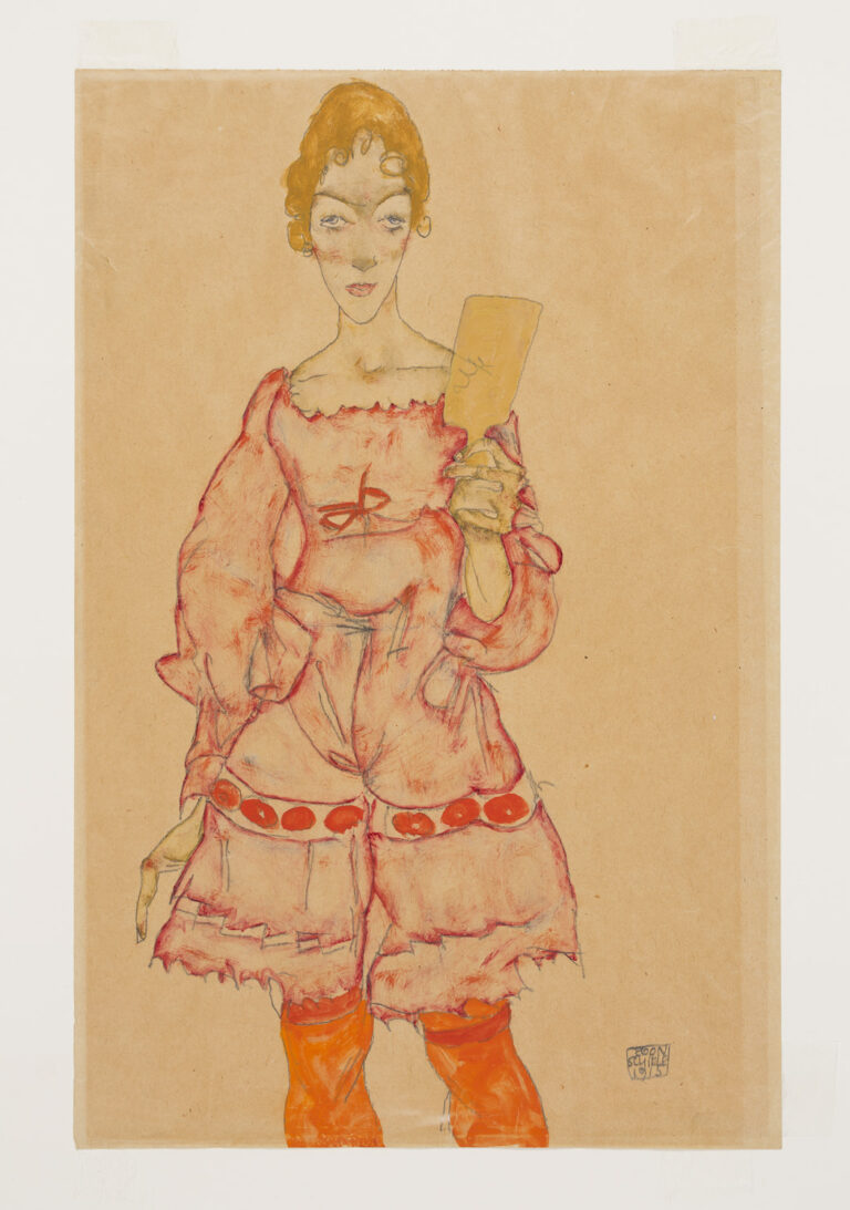 Egon Schiele, Woman with Mirror, 1915, Tel Aviv Museum of Art Collection, c. 1953. Picture: © Elad Sarig