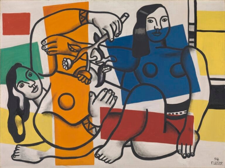 Leger, Two Women Holding Flowers @ADGP Paris and DACS London