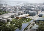 Helsinki Central Library by ALA, aerial day © ALA Architects