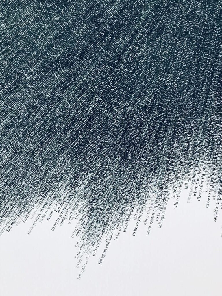 Idris Khan, Fleeting Perfections, 2018, particolare. Galerie Isa, Mumbai