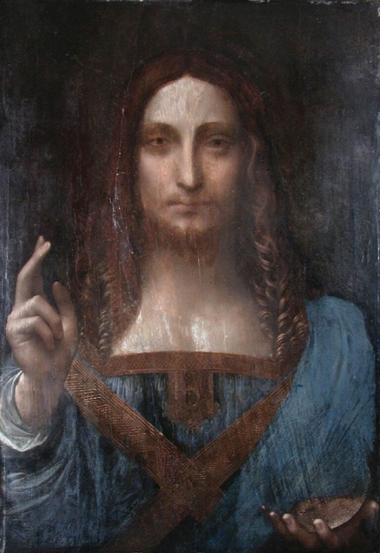 Il Salvator Mundi in una foto prima del 2005