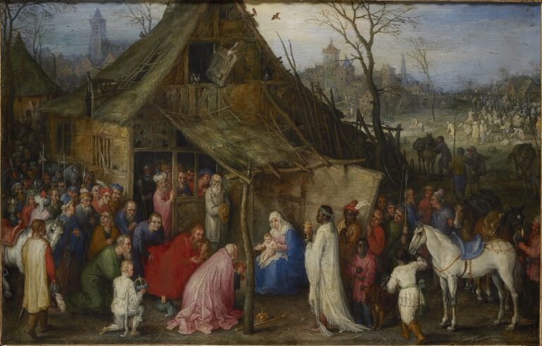 Jan Brueghel the elder, Adoration of the Magi, c. 1600. Antwerpen, Museum Mayer van den Bergh