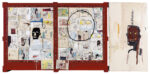 Jean-Michel Basquiat, Negro Period, 1986, Acrylic, oil, paper, collage and bottle caps on wood. Fondation Louis Vitton © Estate of Jean-Michel Basquiat. Licensed by Artestar, New York Picture: © Fondation Louis Vuitton