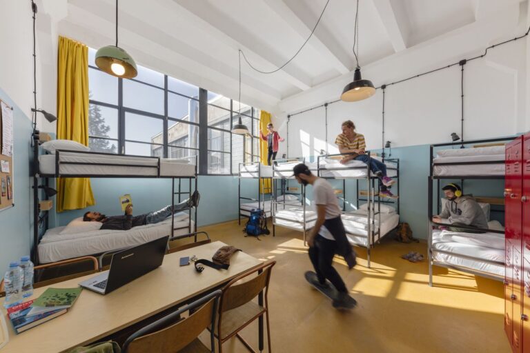 MUA – Multiverse Architecture, Fabrika, Tbilisi. Dorm Room. Photo credits Nakanimamasakhlisi Photo Lab