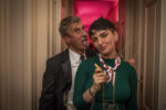 Maurizio Cattelan e Arisa. ph Carmine Conte