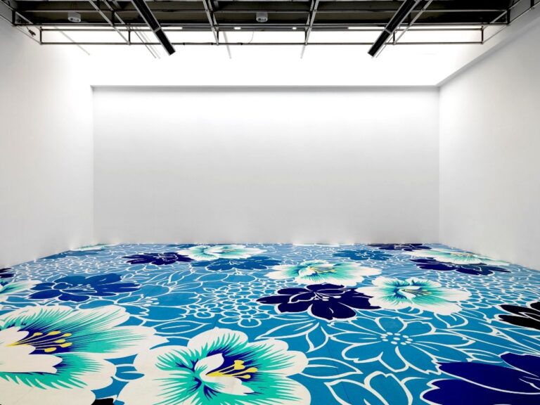 Michael Lin, Floor Painting, 2010. Courtesy Centro Pecci