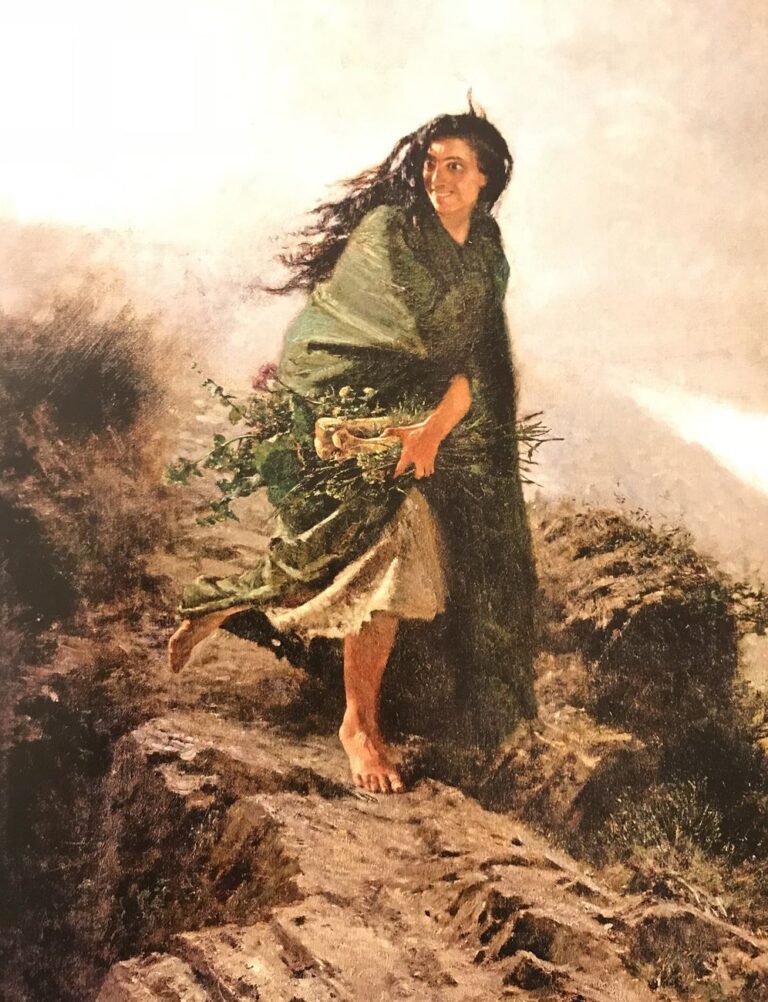 Michele Cammarano, La strega, 1865, Pescara, Collezione Venceslao di Persio