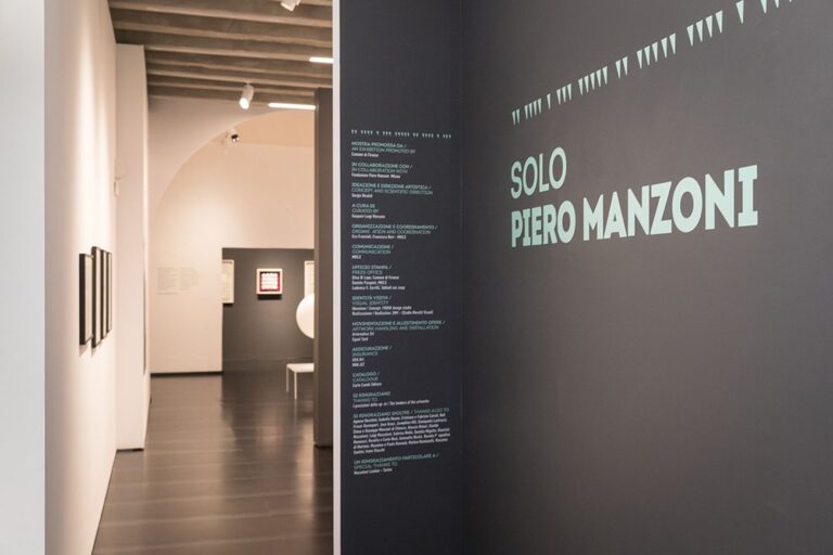 Piero Manzoni. Solo. Installation view at Museo Novecento, Firenze 2018. Photo © Museo Novecento